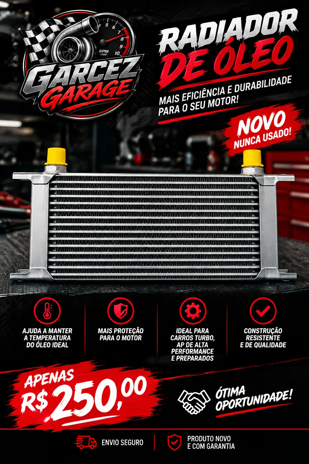 Radiador de óleo do motor — foto 1
